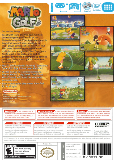 Mario Golf — box-2D-back (US)