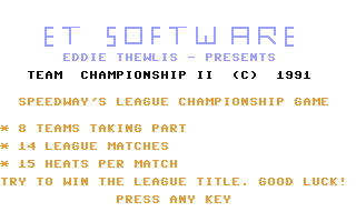 Team Championship II — sstitle (EU)