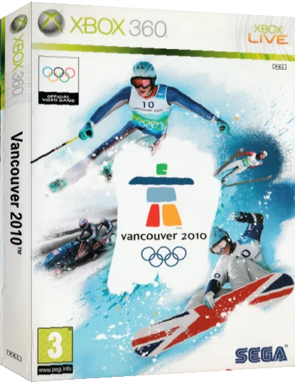 Vancouver 2010 - Le Jeu Vidéo Officiel Des Jeux Olympiques — box-3D (EU)