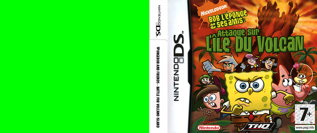 Nicktoons - Battle for Volcano Island - Multiplayer — box-texture (FR)