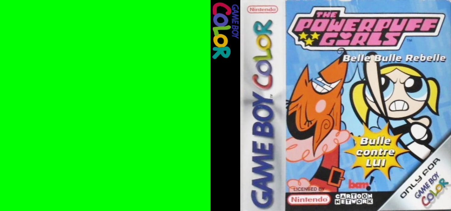 The Powerpuff Girls : Battle Him — box-texture (FR)