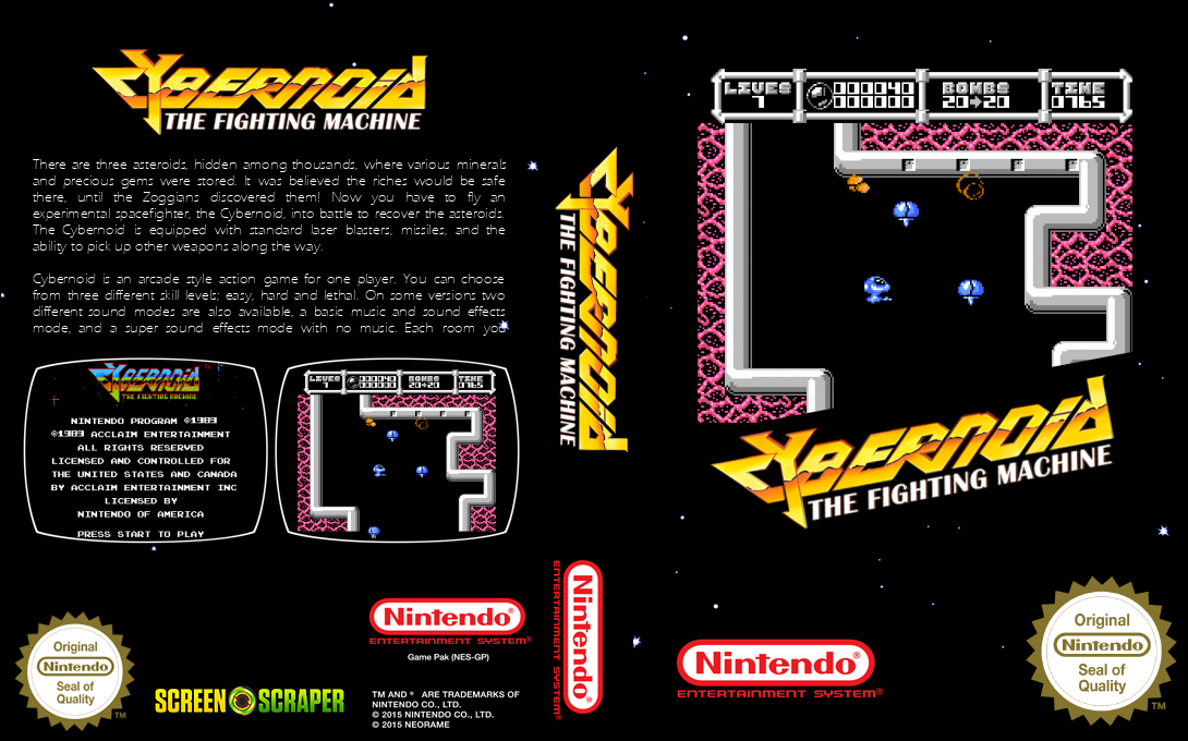 Cybernoid - The Fighting Machine — box-texture (SS)