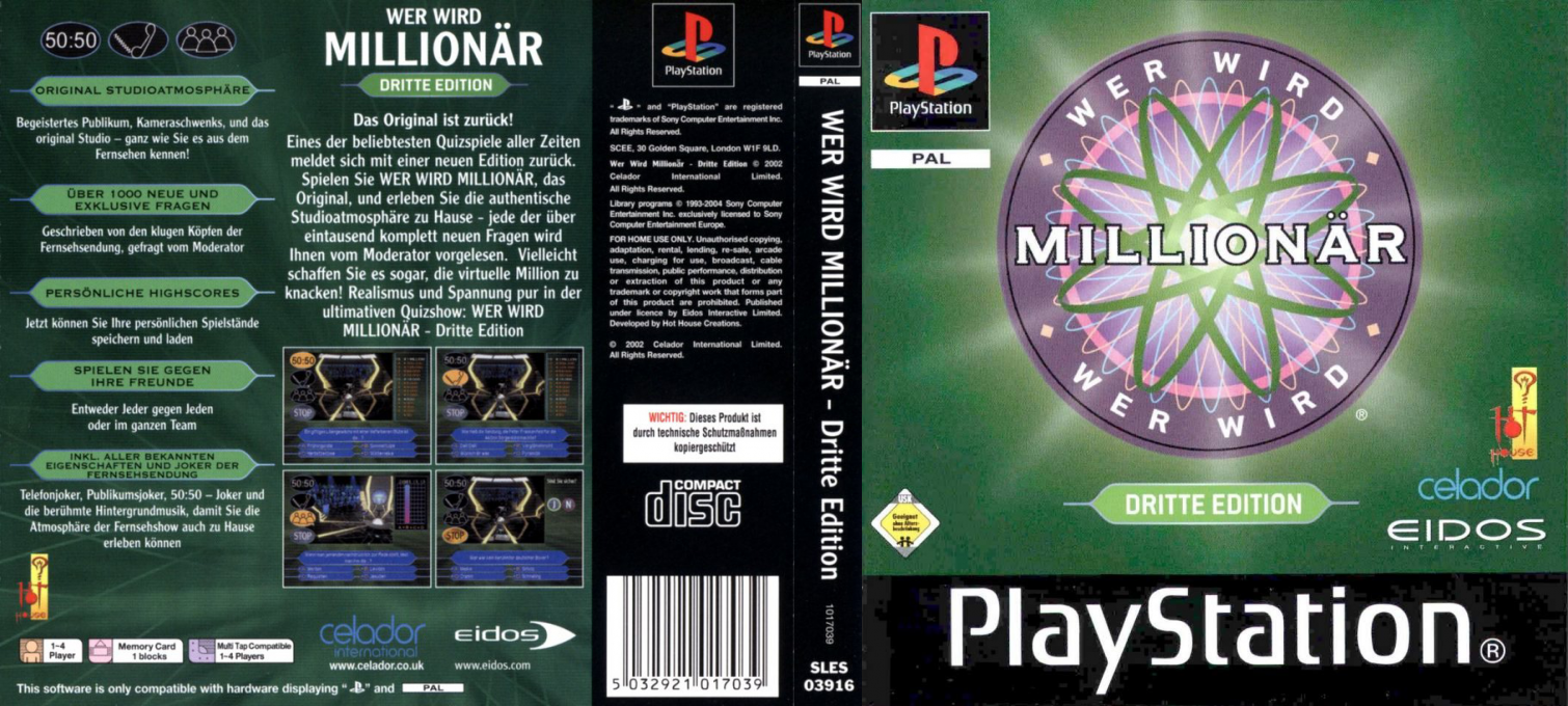 Who Wants To Be A Millionaire ? 3rd Edition — box-texture (DE)