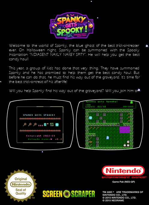 Spanky Gets Spooky! — box-2D-back (SS)