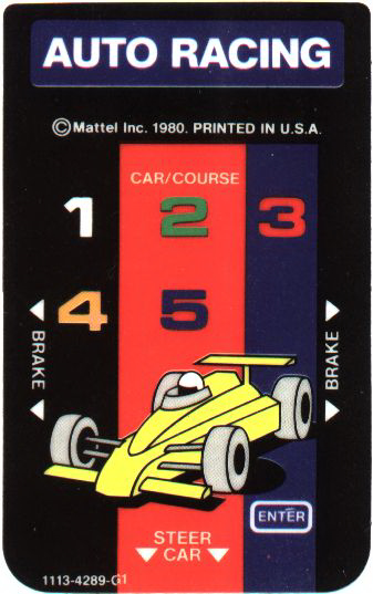 Auto Racing — overlay (WOR)
