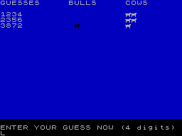 Bulls And Cows — ss (WOR)