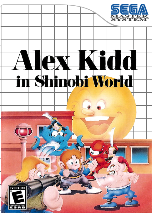Alex Kidd in Shinobi World box art