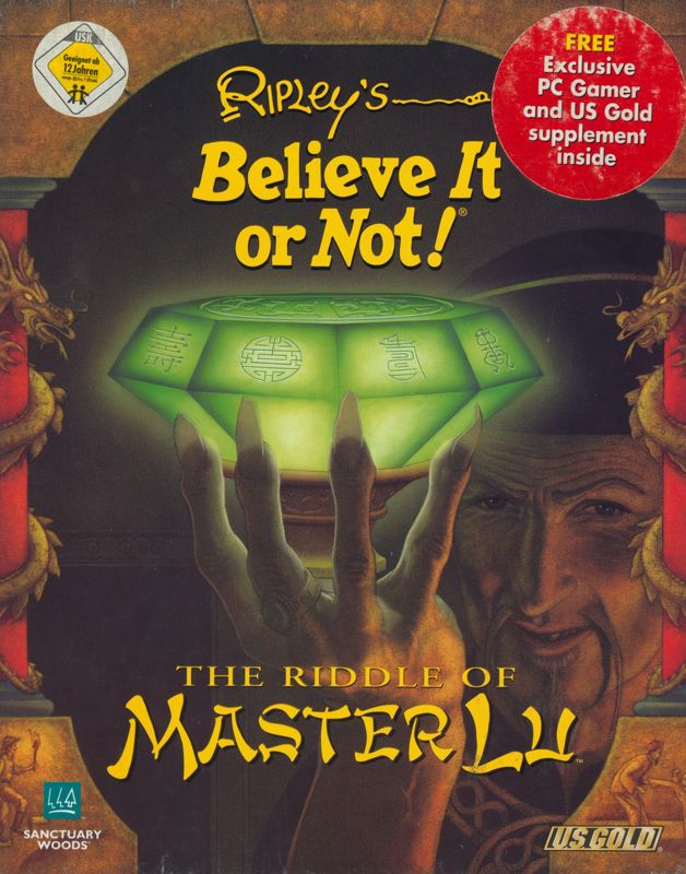 Ripley's Believe It or Not! - The Riddle of Master Lu — box-2D (EU)