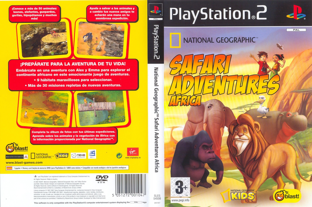 National Geographic - Safari Adventures Africa — box-texture (SP)