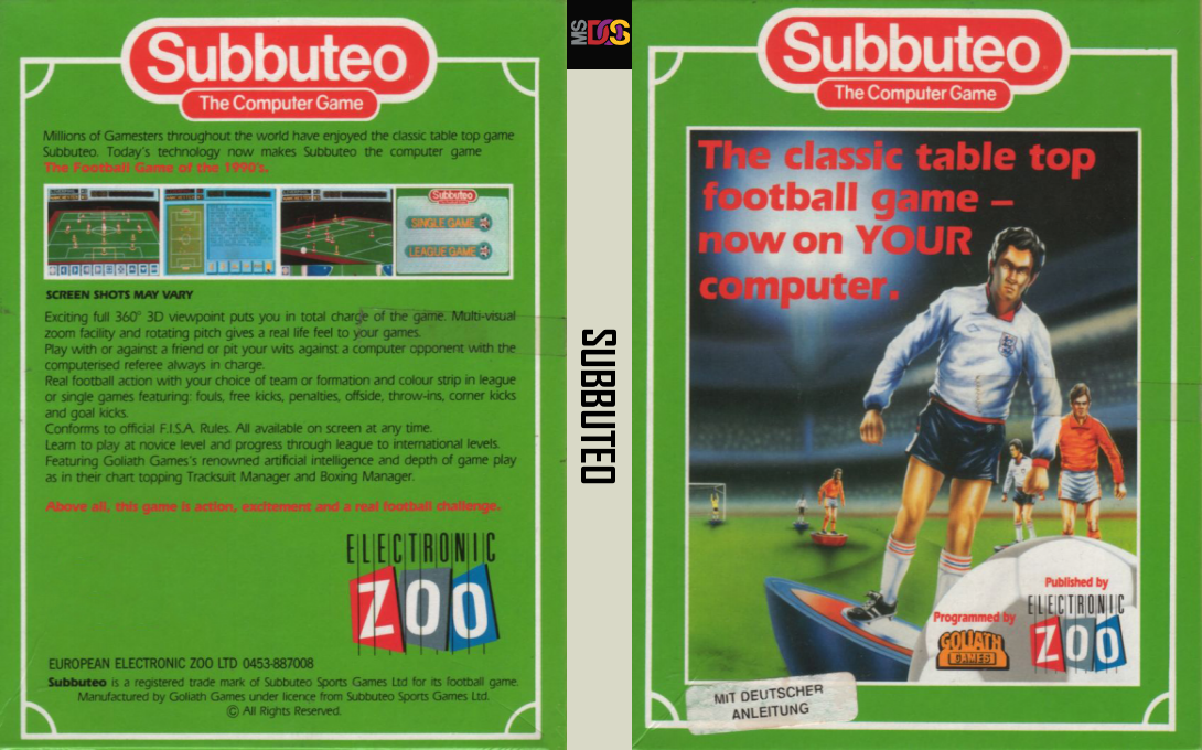 Subbuteo — box-texture (EU)