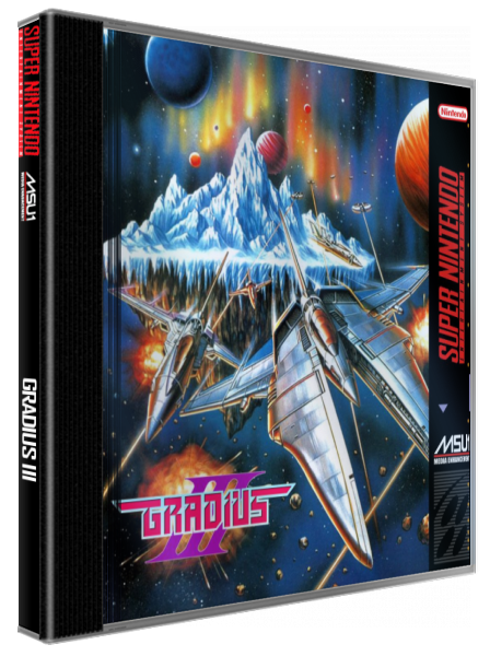Gradius III — box-3D (US)