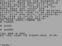 Dungeon of Despair — ss (WOR)