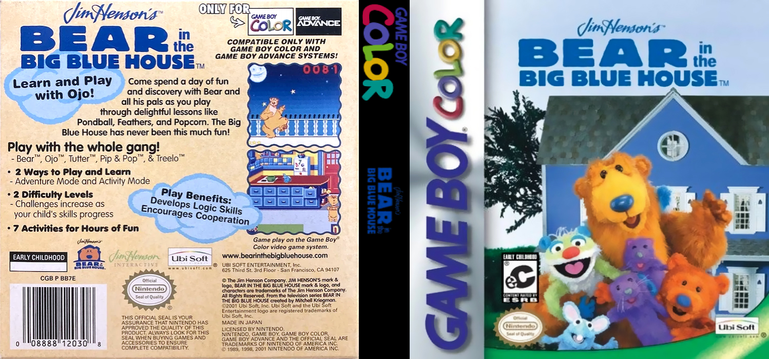 Bear in the Big Blue House — box-texture (US)
