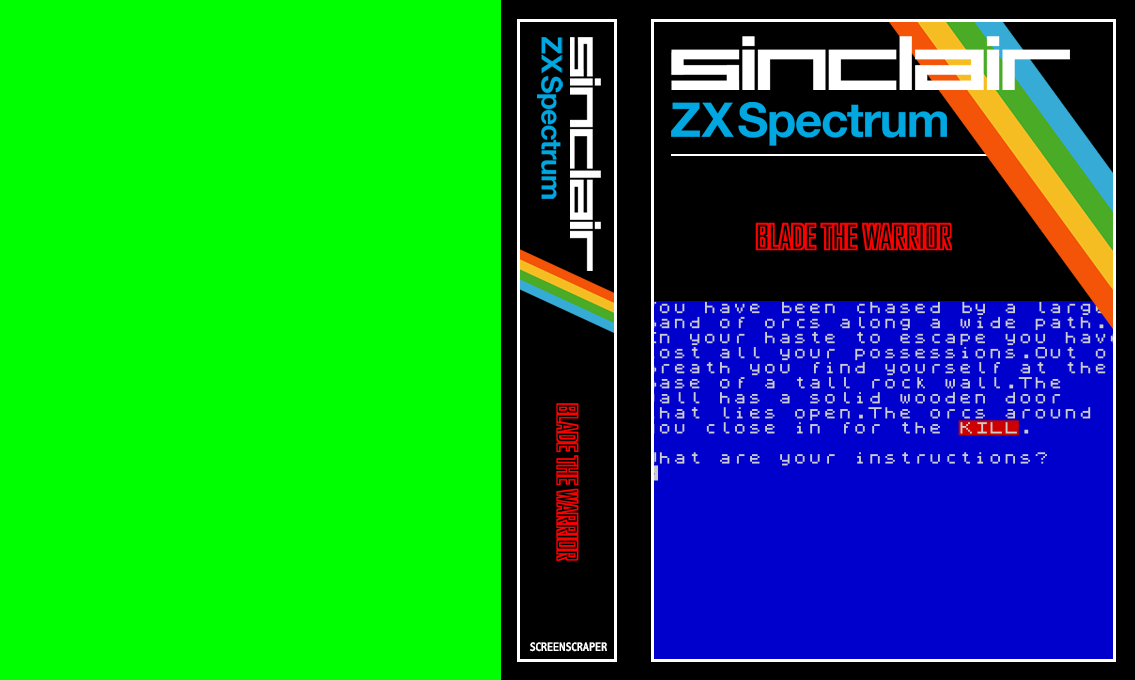 Blade the Warrior — box-texture (SS)