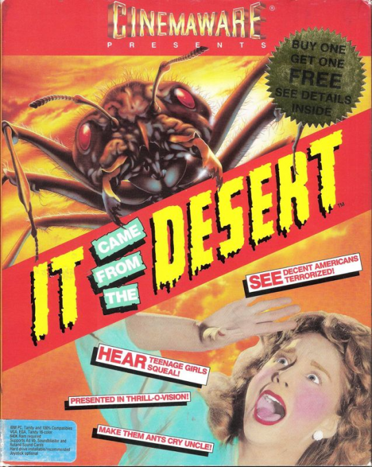 It Came From The Desert box art