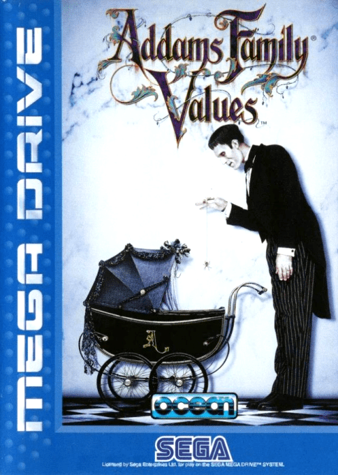 Addams Family Values box art