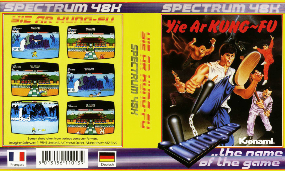 Yie Ar Kung-Fu — box-texture (EU)