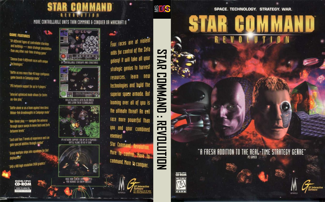 Star Command - Revolution — box-texture (US)