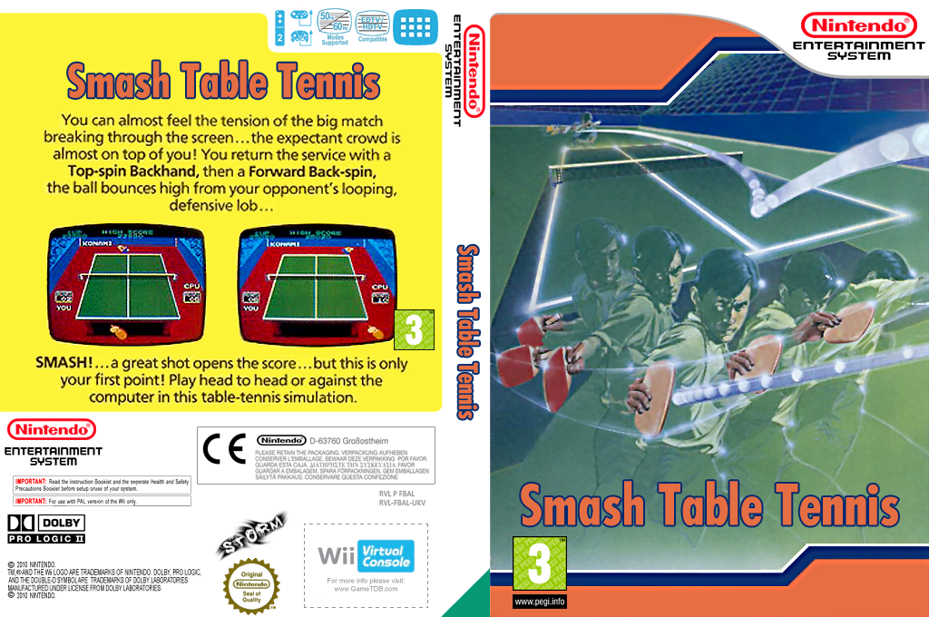 Smash Table Tennis — box-texture (EU)