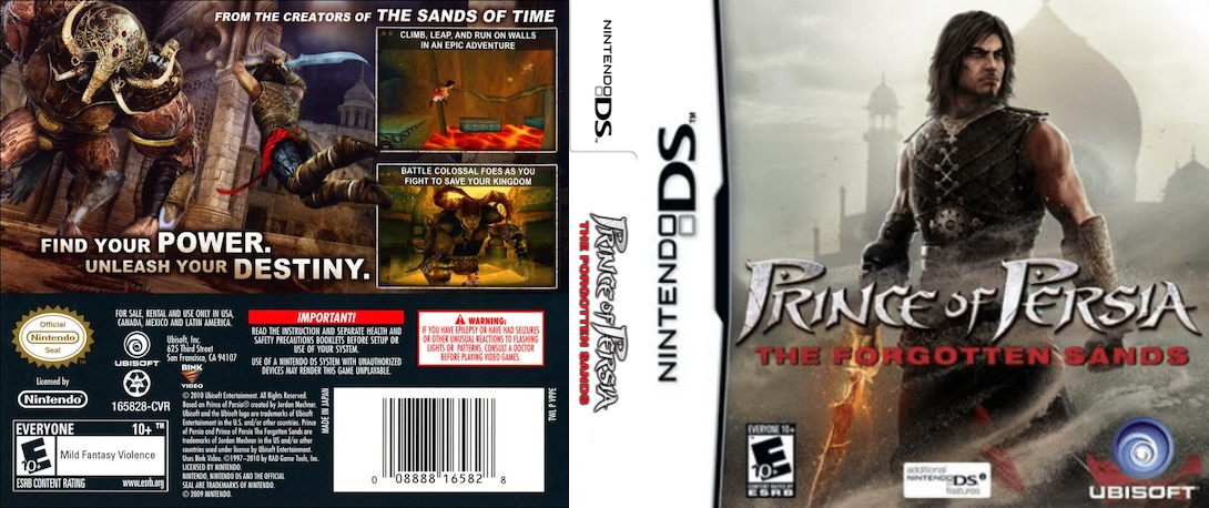 Prince of Persia - The Forgotten Sands — box-texture (US)