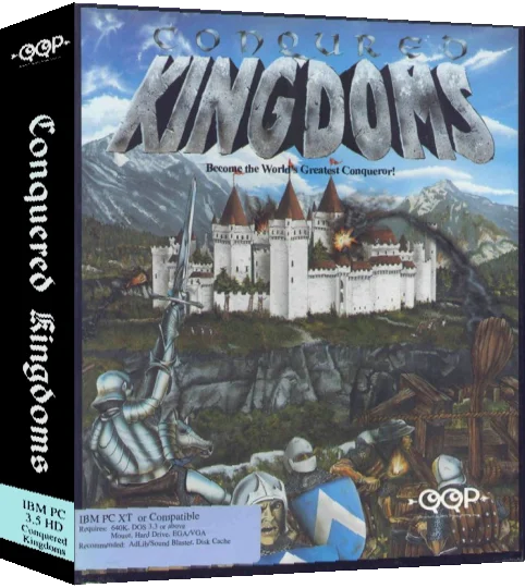 Conquered Kingdoms — box-3D (US)