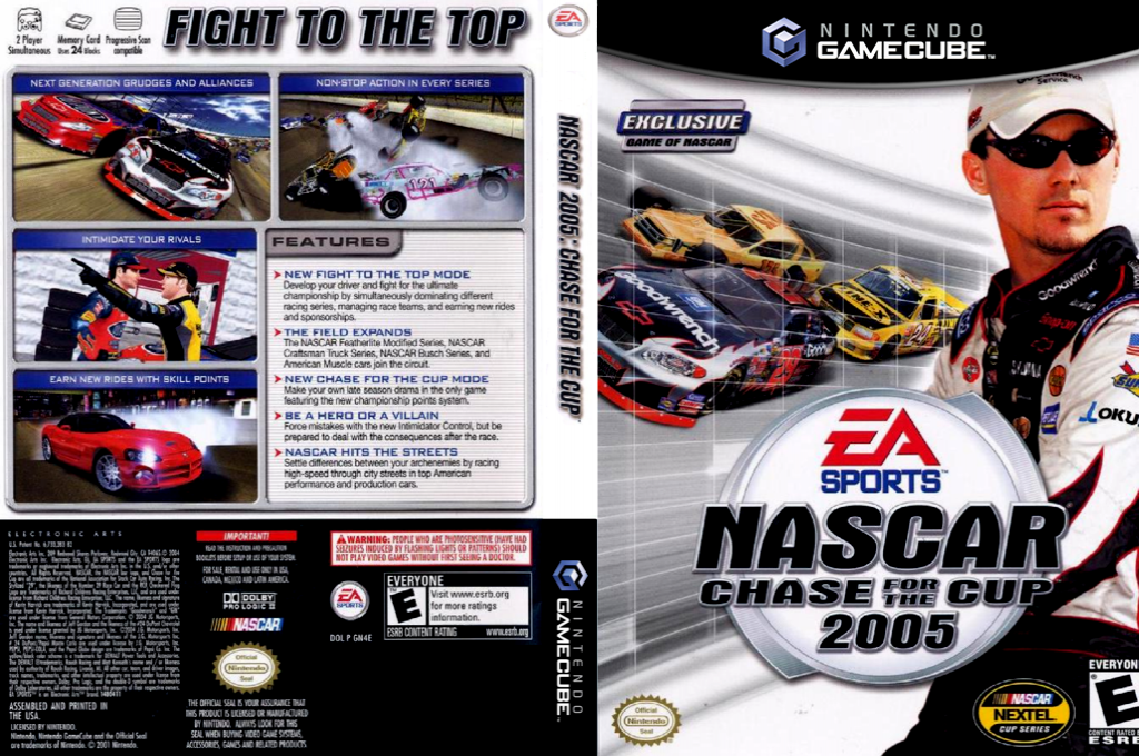 NASCAR 2005 - Chase for the Cup — box-texture (US)