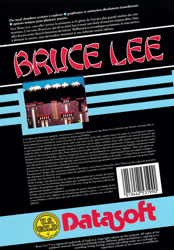 Bruce Lee — box-2D-back (FR)