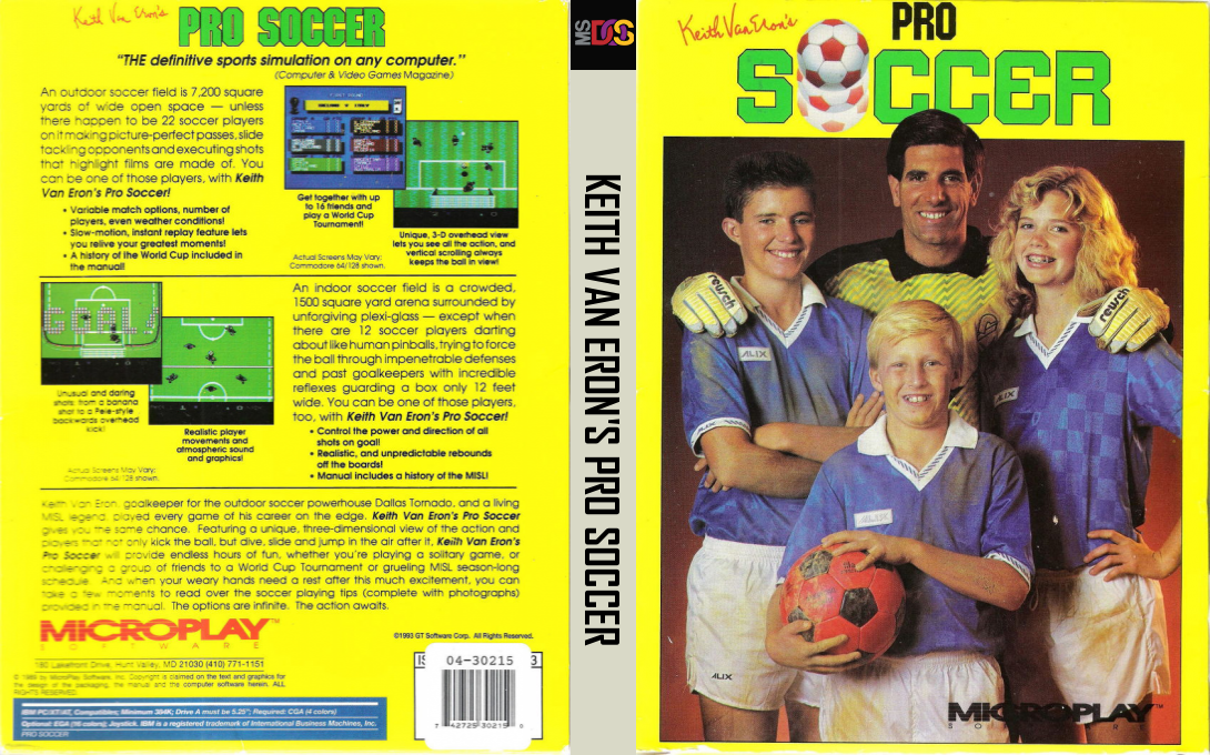 MicroProse Soccer — box-texture (US)