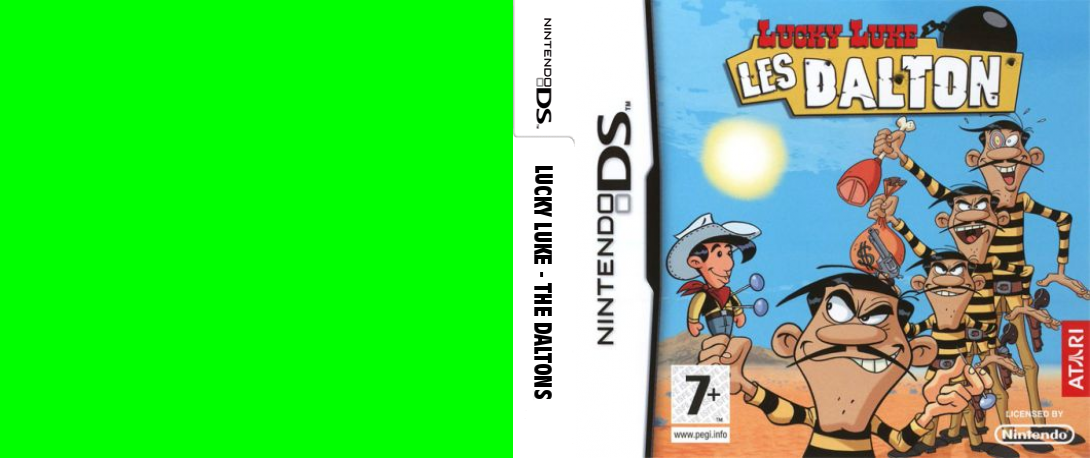 Lucky Luke - The Daltons — box-texture (EU)