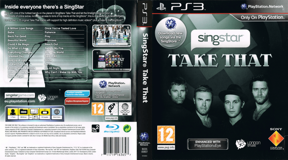 SingStar Take That — box-texture (EU)