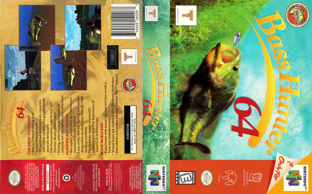 In-Fisherman - Bass Hunter 64 — box-texture (US)