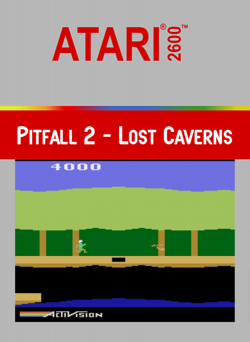 Pitfall 2 - Lost Caverns — box-2D (SS)