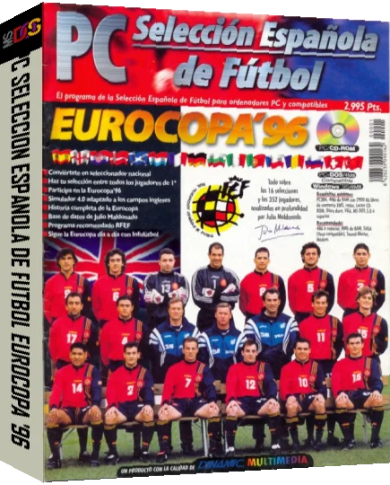 Pc Seleccion Espanola De Futbol Eurocopa '96 — box-3D (SP)