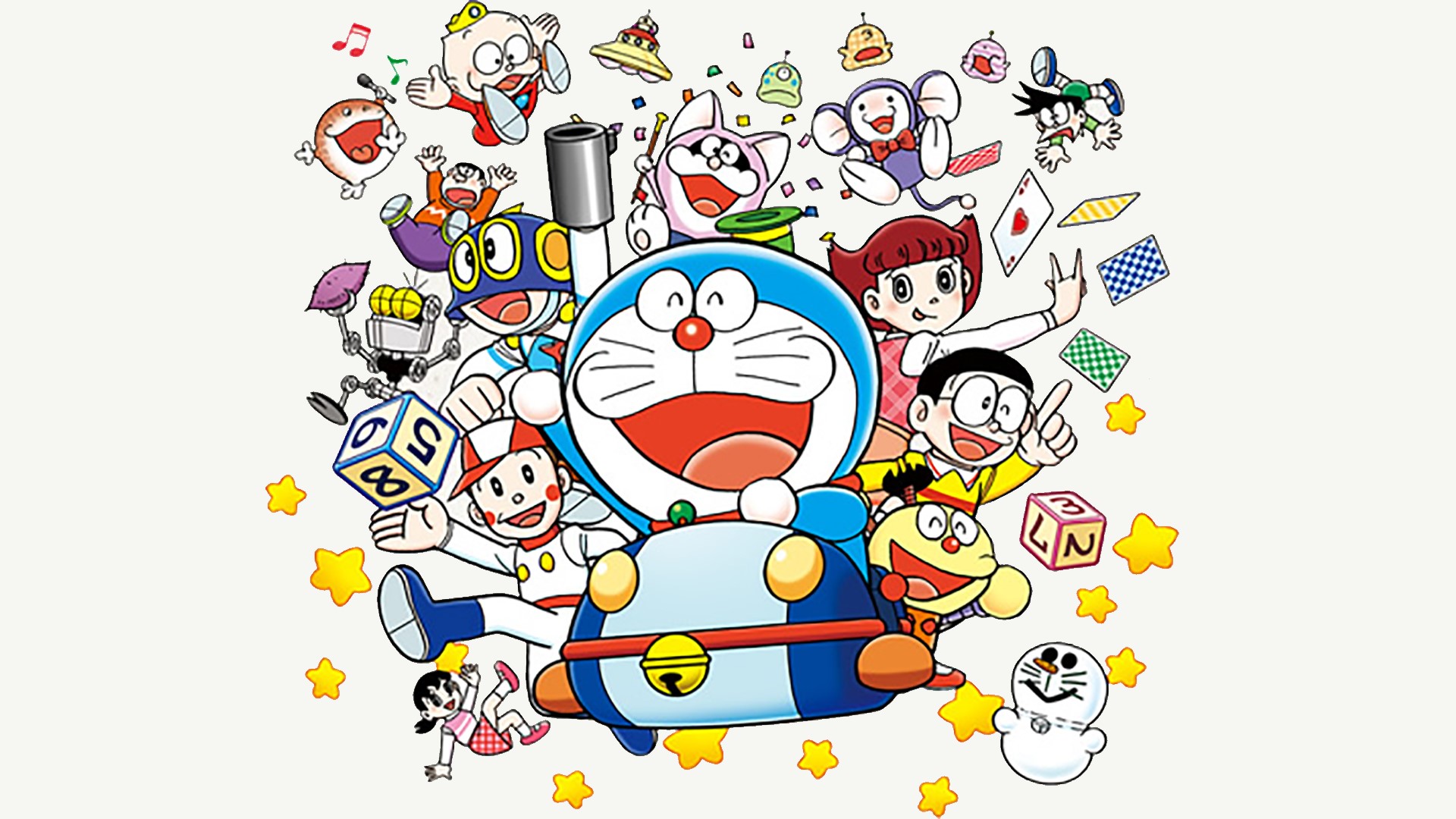 Fujiko F. Fujio Characters Daishuugou! SF Dotabata Party! — fanart