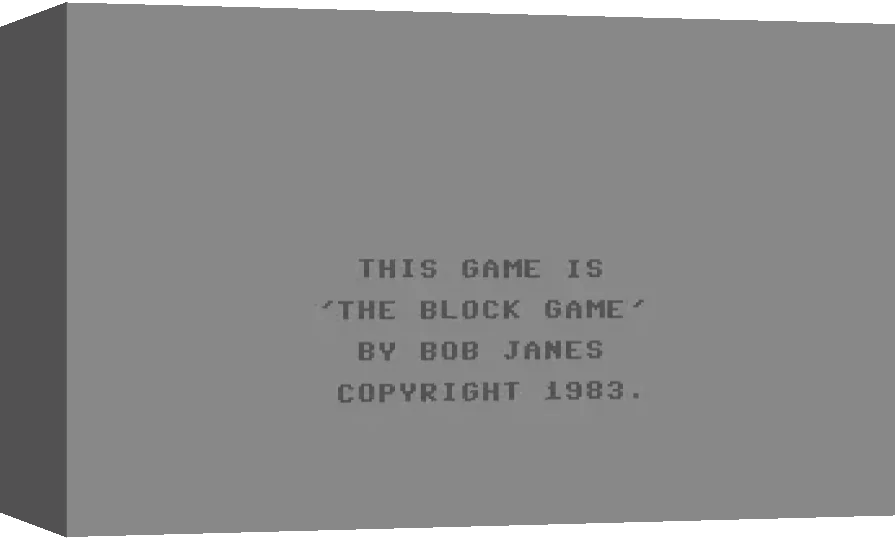 The Block Game — box-3D (WOR)