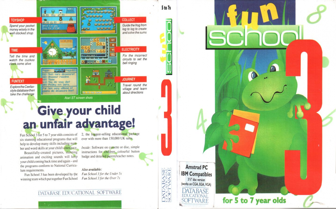 Fun School 3 - for 5 to 7 Year Olds — box-texture (EU)