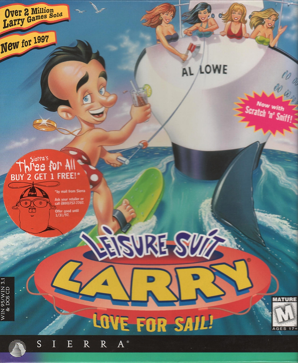 Leisure Suit Larry: Love for Sail! box art