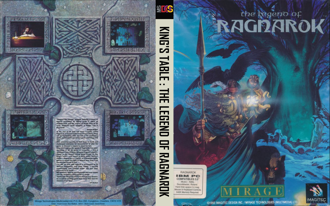 King's Table - The Legend Of Ragnarok — box-texture (EU)