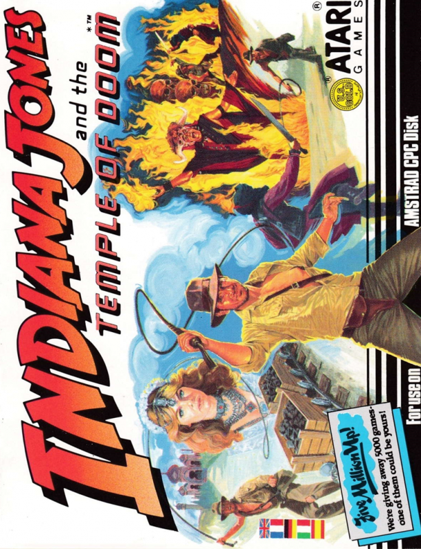 Indiana Jones And The Temple Of Doom box art