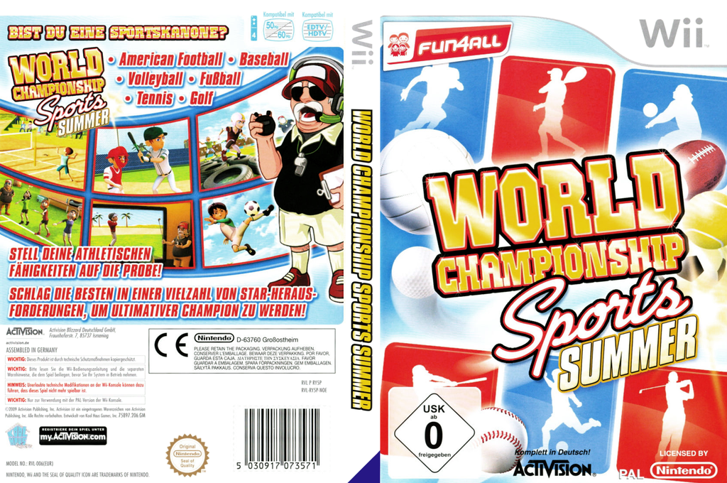 World Championship Sports Summer — box-texture (DE)