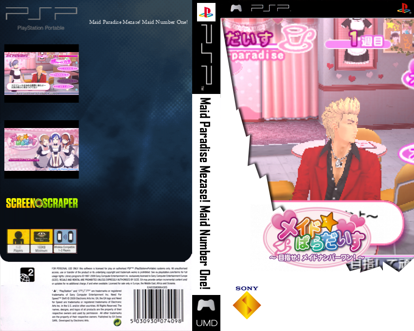 Maid Paradise Mezase! Maid Number One — box-texture (SS)