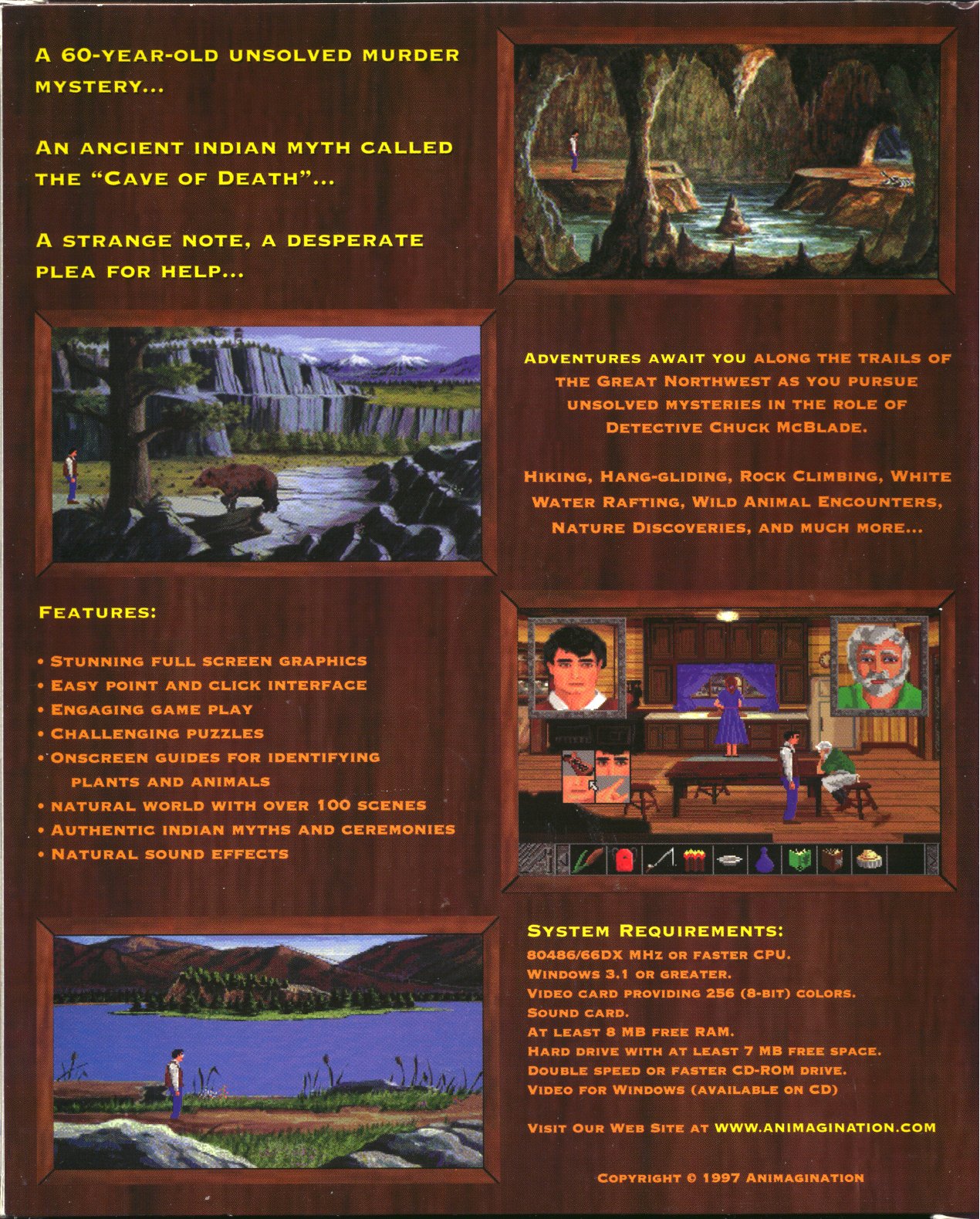 Backpacker: The Lost Florence Gold Mine — box-2D-back (US)