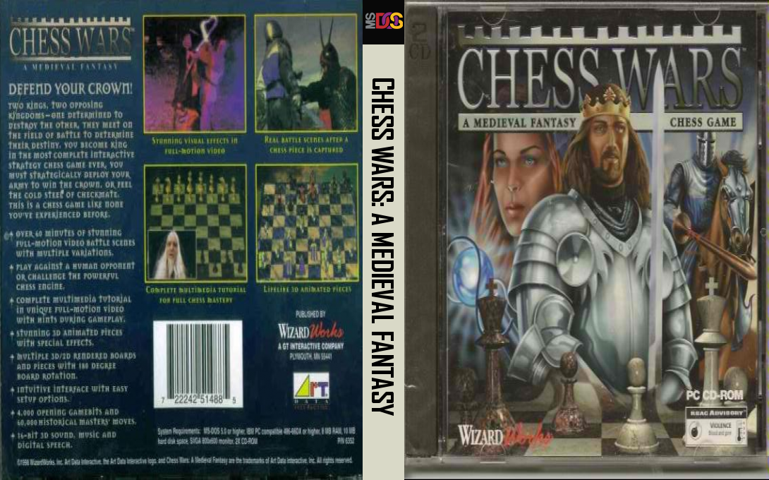 Chess Wars - A Medieval Fantasy — box-texture (US)
