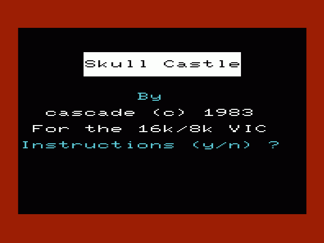 Skull Castle — sstitle (WOR)
