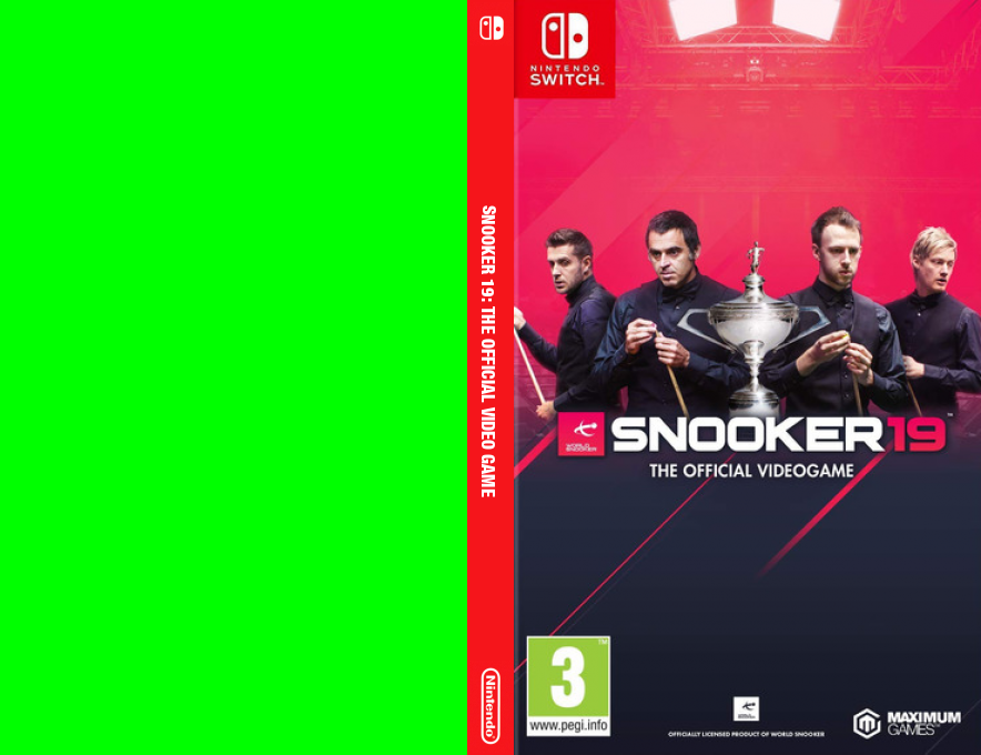 Snooker 19 - The Official Video Game — box-texture (EU)
