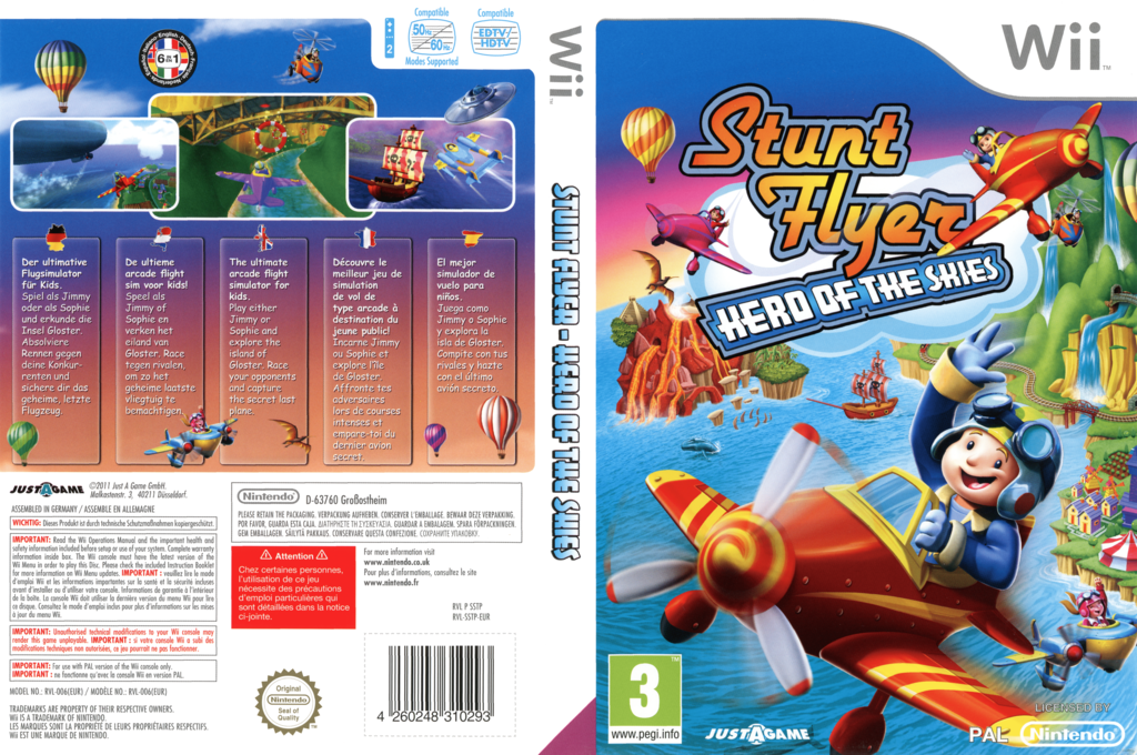 Stunt Flyer - Hero of the Skies — box-texture (EU)