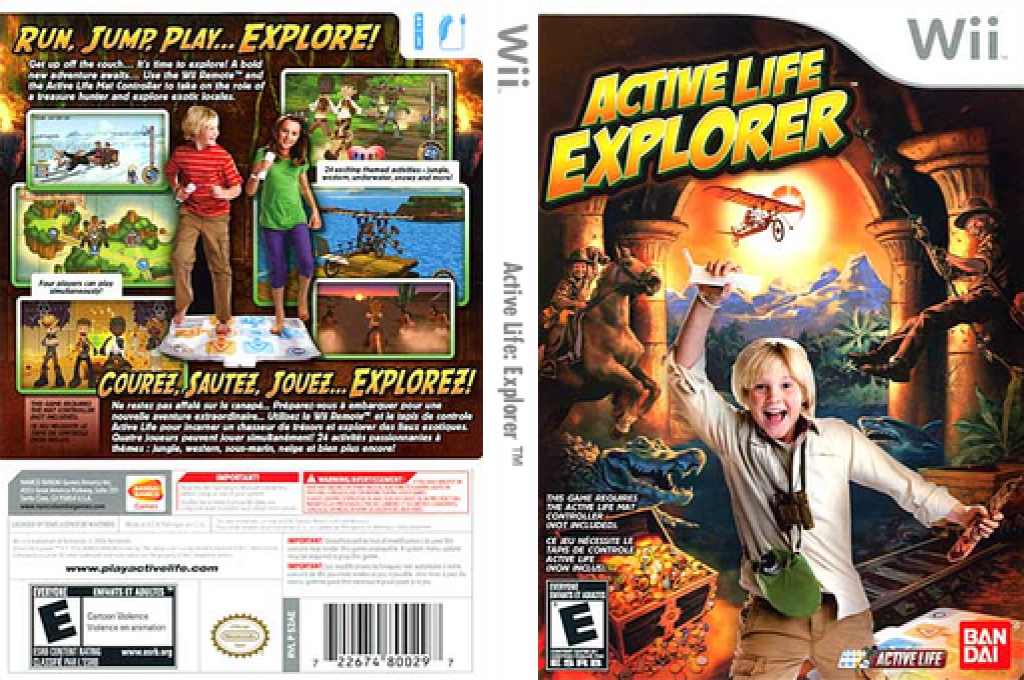 Family Trainer - Treasure Adventure — box-texture (US)
