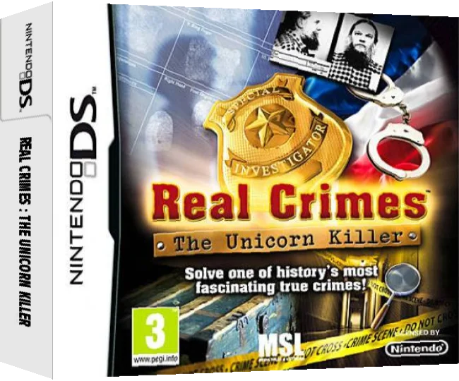 Real Crimes - The Unicorn Killer — box-3D (EU)