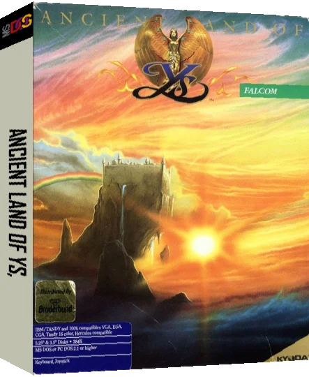 Ancient Land of Ys — box-3D (US)