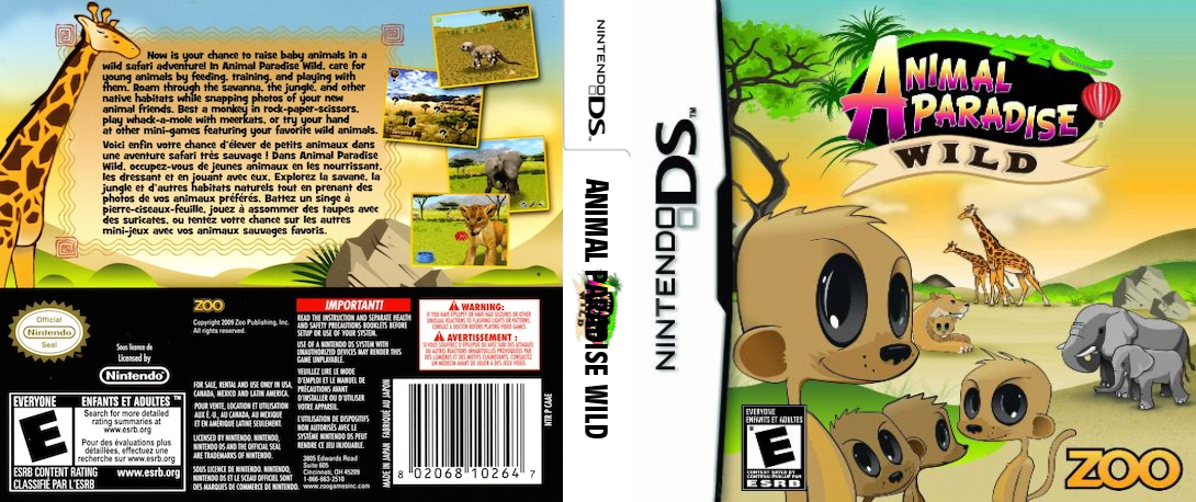 Animal Paradise - Wild — box-texture (US)